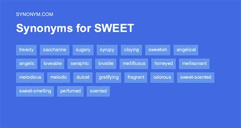 sweetly antonyms|sweet adjective synonym.